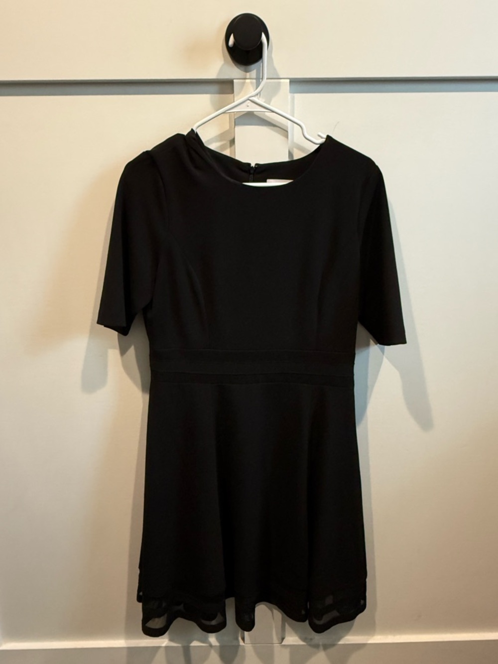 Calvin Klein Black Dress with Round Neck